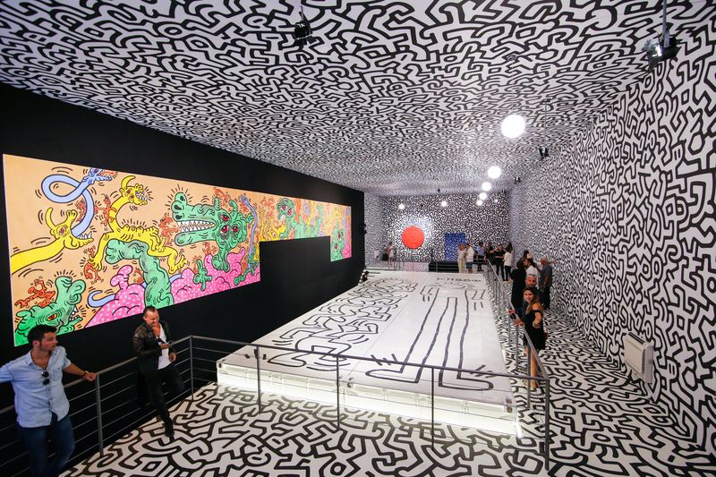 exposición de Keith Haring en la Nave Salinas de Ibiza